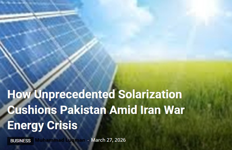 ViewsNewsMag's tweet photo. How Unprecedented Solarization Cushions Pakistan Amid Iran War Energy Crisis https://.com/how-unprecedented-solarization-cushions-pakistan-amid-iran-war-energy-crisis/ via @ViewsNewsNow 
#Pakistan #SolarEnergy #MiddleEastConflcit #EnergyCrisis #OilMarket https://t.co/EEdF11HOqA