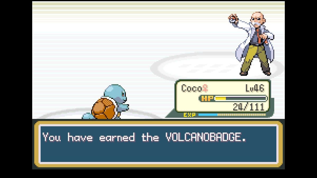Crazybrad2's tweet photo. Coco the Squirtle = Sweep #frlg https://t.co/jn0iFMwkG3