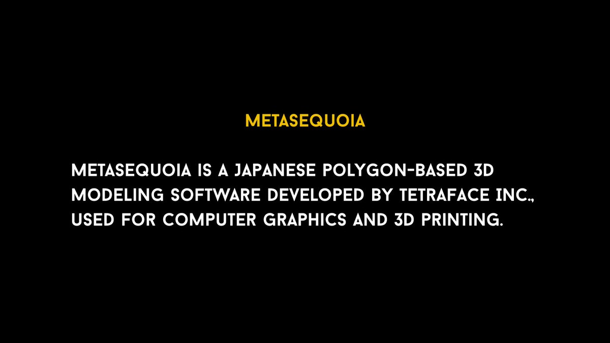 shokunin_dev's tweet photo. π»π¨ #CodeForArt #Metasequoia #CodingIsArt https://t.co/tqgwES3IzA
