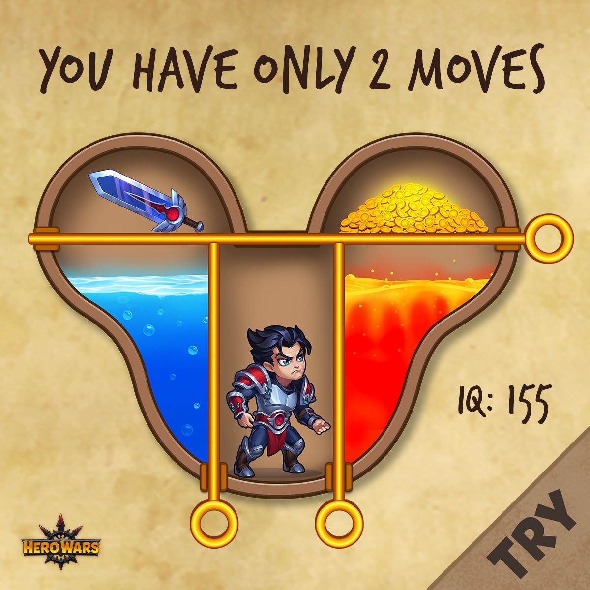 HeroWarsWeb's tweet photo. Many failed before. Will YOU complete the trial?