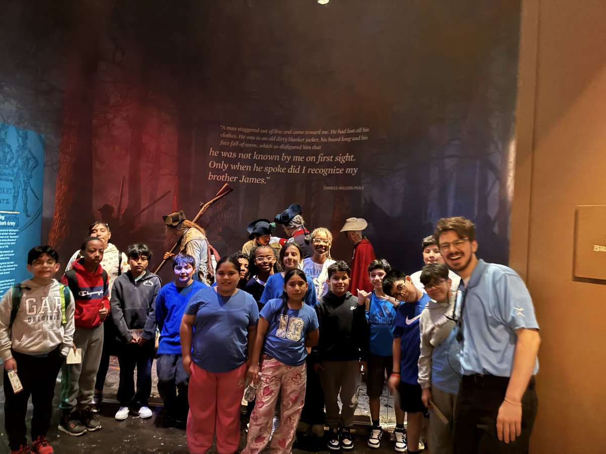 PadoniaPride's tweet image. 4th grade is taking on Philly 🇺🇸
Live from the Museum of the American Revolution…history coming to LIFE 🔥

#FieldTripFun #Philly #PadoniaProud