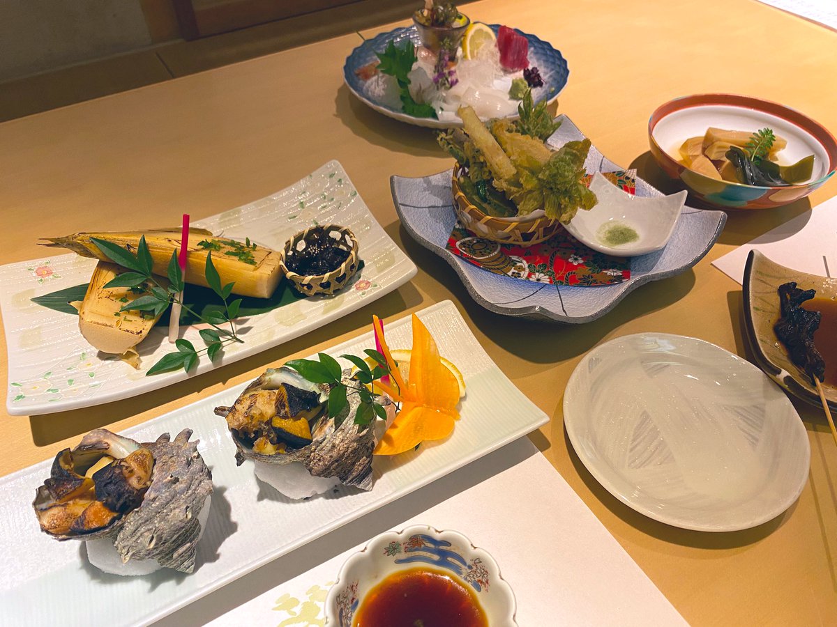 0629_science's tweet photo. たけのこづくし♪
たけのこづくし♪
サザエ美味し🫶♥️ https://t.co/tmd3POQ3Me