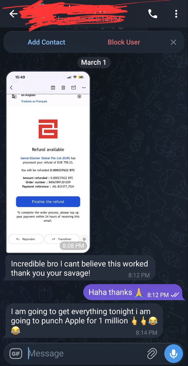 MethodManTech's tweet photo. These are the messages that make it all worth it ❤️ 

Check the Telegram Channel below 👇
https://t.co/YD9VxijpfK

#iphone #method #apple #dm #fyp https://t.co/zgLSIUyyOL