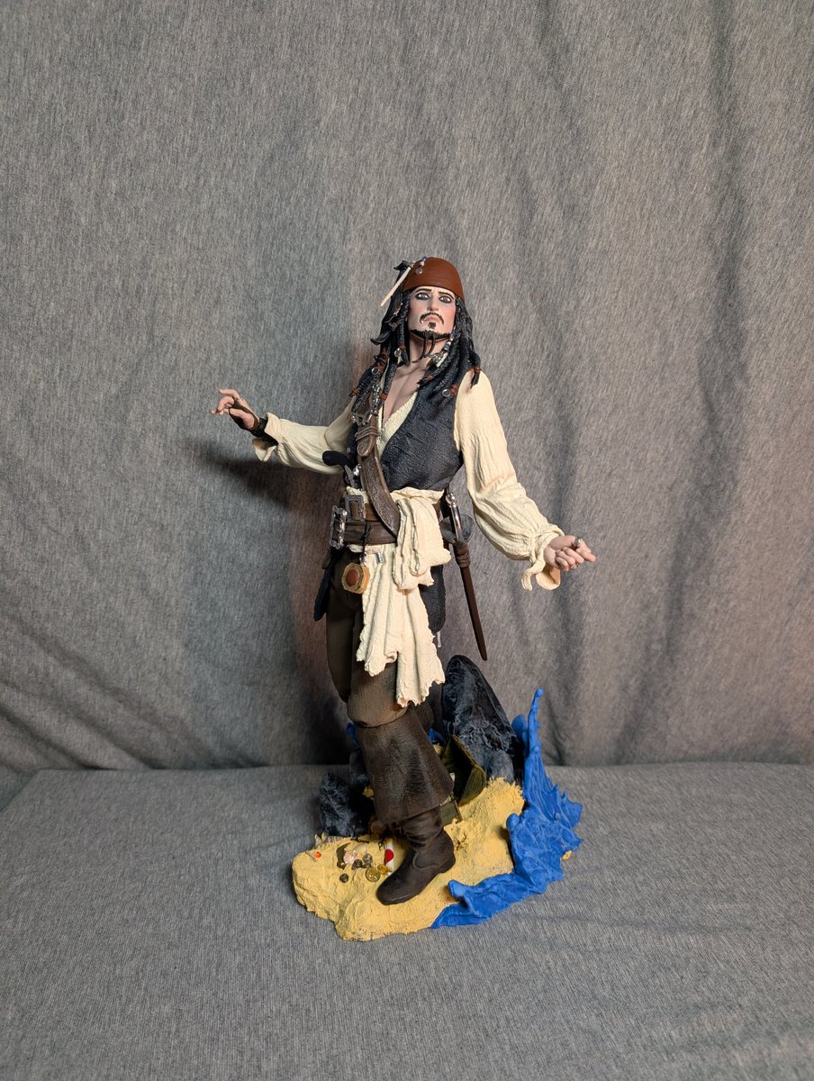 paintwithlinx's tweet image. #pirate #captainjacksparrow #piratesofthecarribian