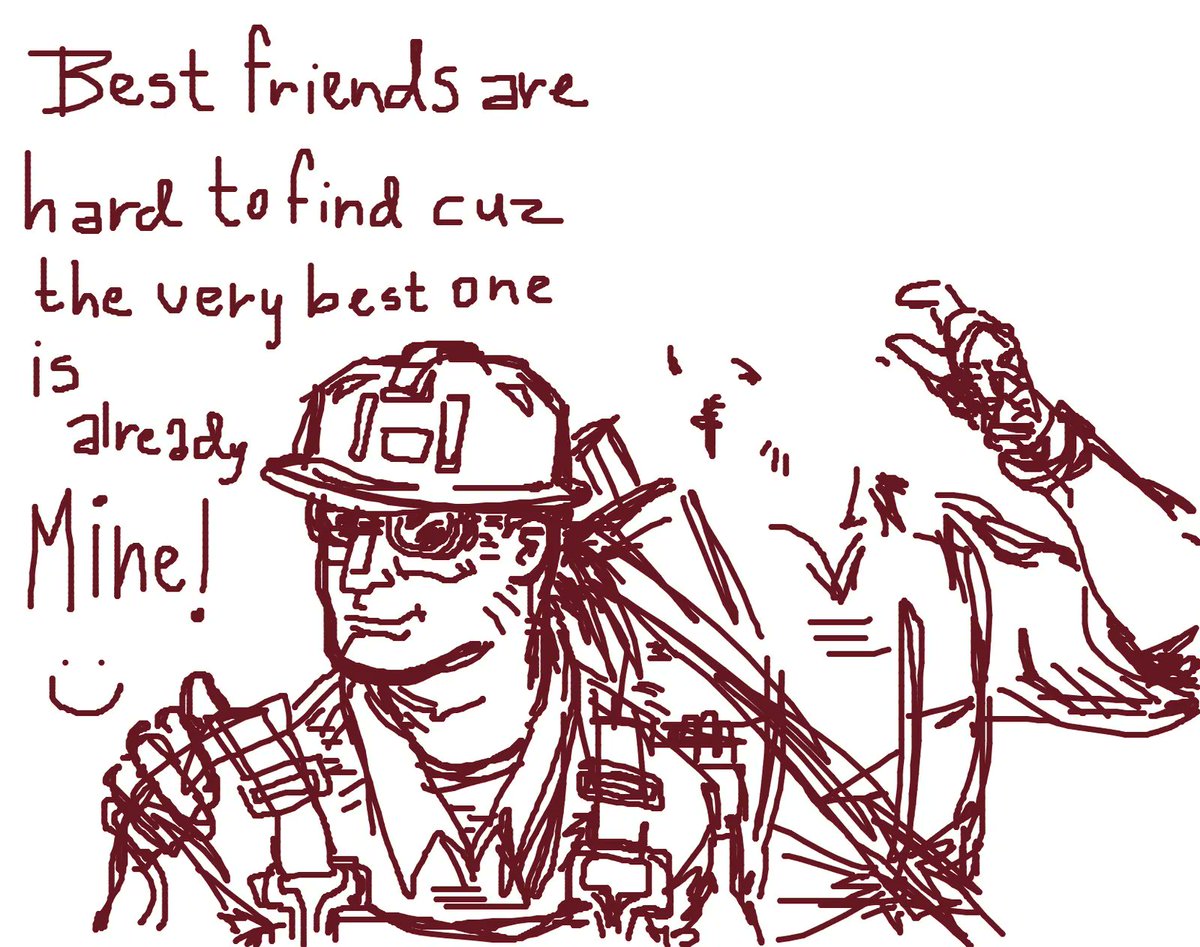 I'm sobbing, some sweet anonymous person tried to draw Engie and Sniper for me on my StrawPage site, but...something went very wrong and Sniper lost his head 😭I'll still treasure it though, thank you #TF2