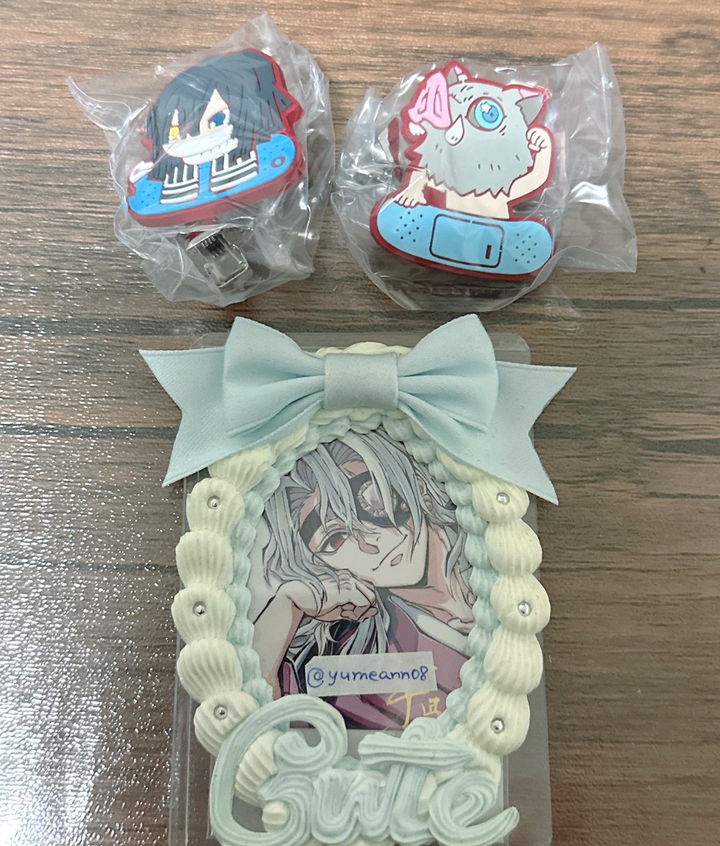 【交換】鬼滅の刃 キャラばんちょうこうヘアクリップ

【譲】伊黒小芭内、嘴平伊之助

【求】宇髄天元、玄弥 各1
or定価(送料)

❀郵送希望
❀お気軽にお声掛けください