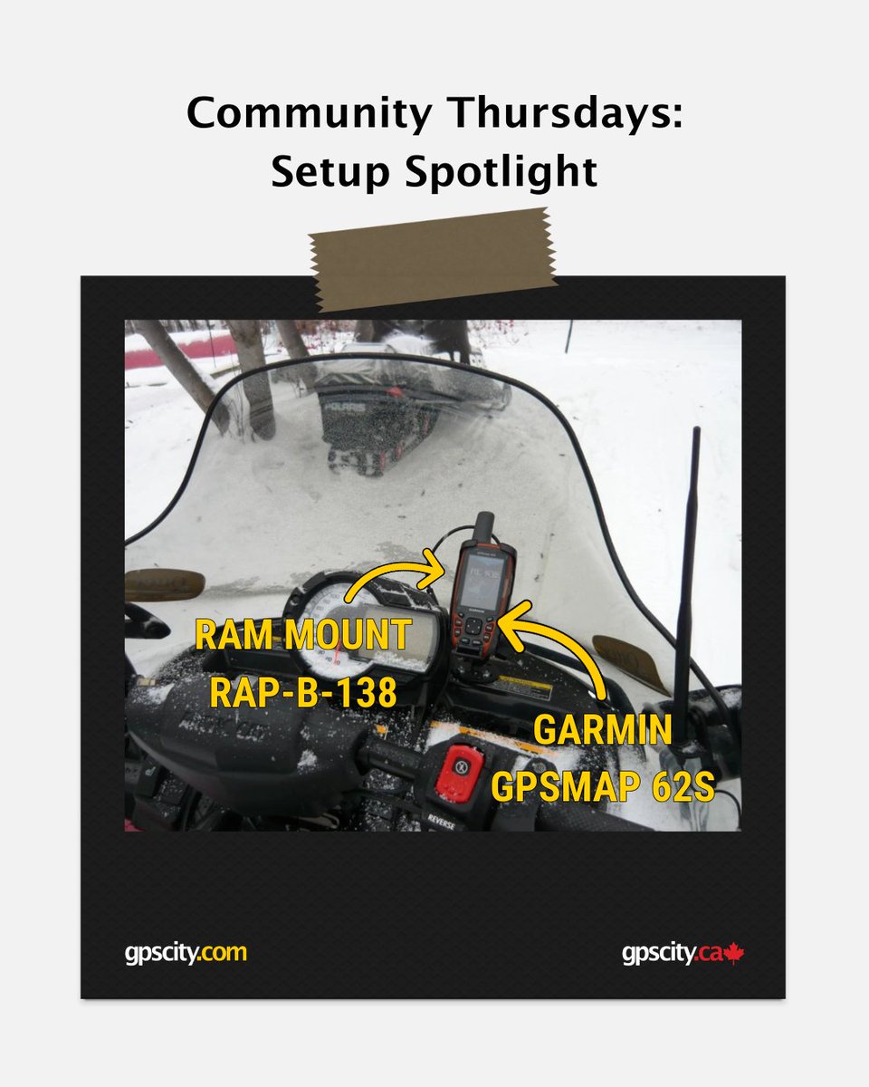 Built for the ride, no matter the conditions.

Delbert mounted his Garmin GPSMAP 62s on a 2008 Arctic Cat TZ1 using a RAM RAP-B-138U kit, hardwired straight to the battery for consistent power.

Tag @gpscity for a chance to be featured on Community Thursdays