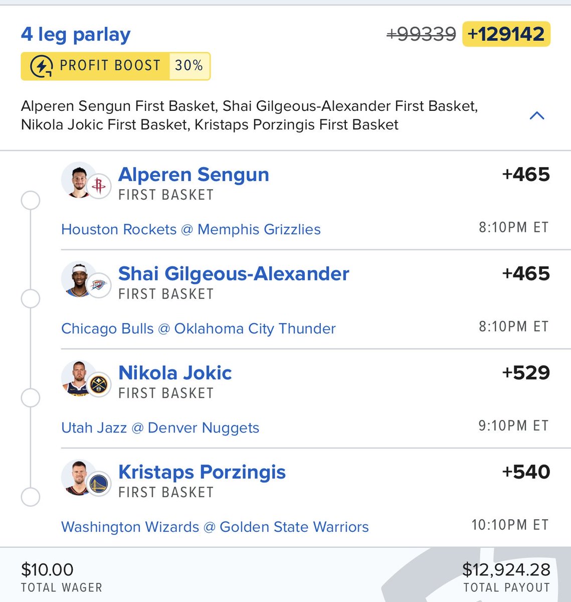 The OddsFather tweet media