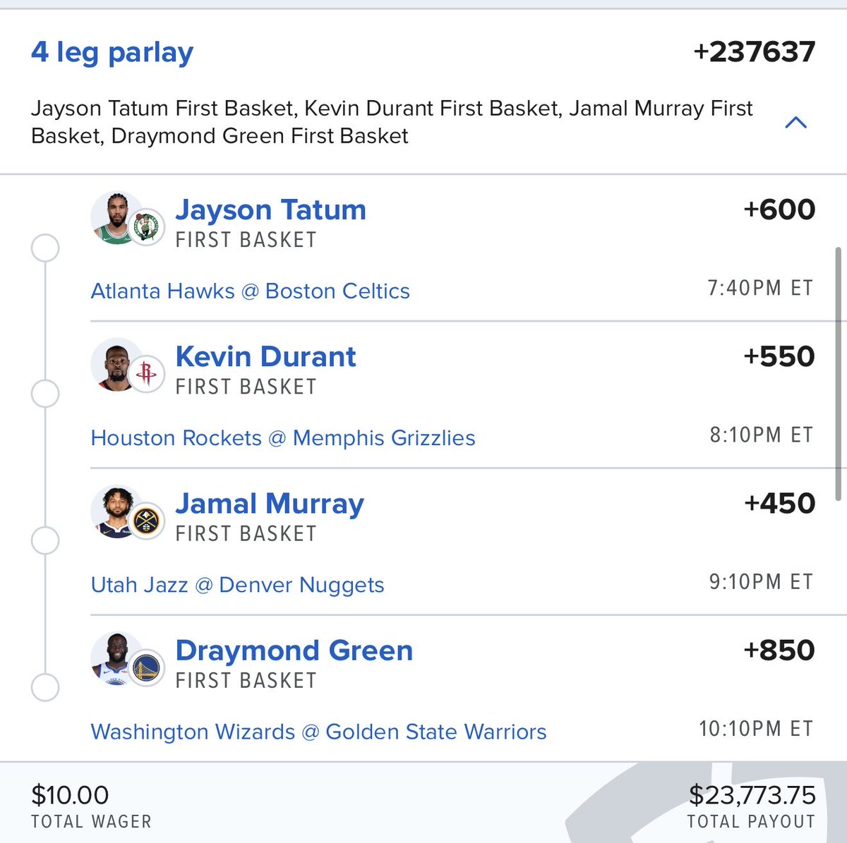 The OddsFather tweet media