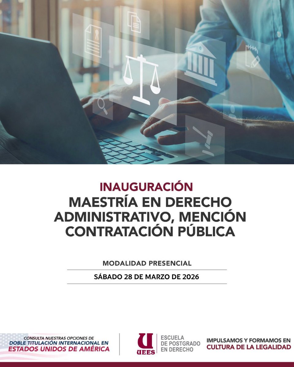 Escuela de Postgrado en Derecho UEES tweet media