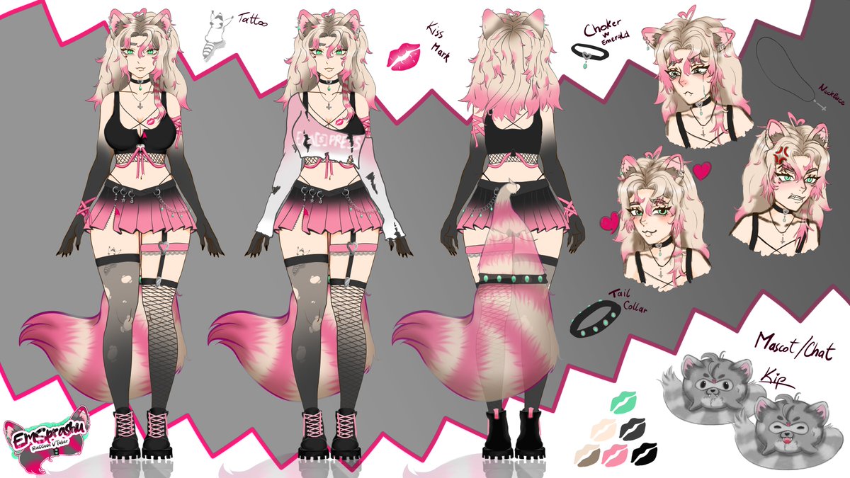 EmSprashu | Emo Raccgirl🦝💋 tweet media