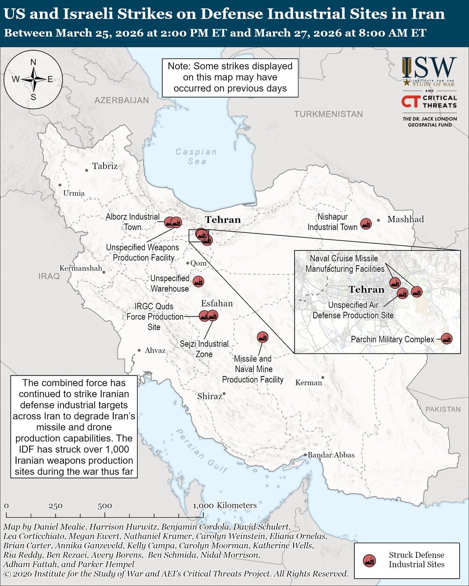 Institute for the Study of War tweet media