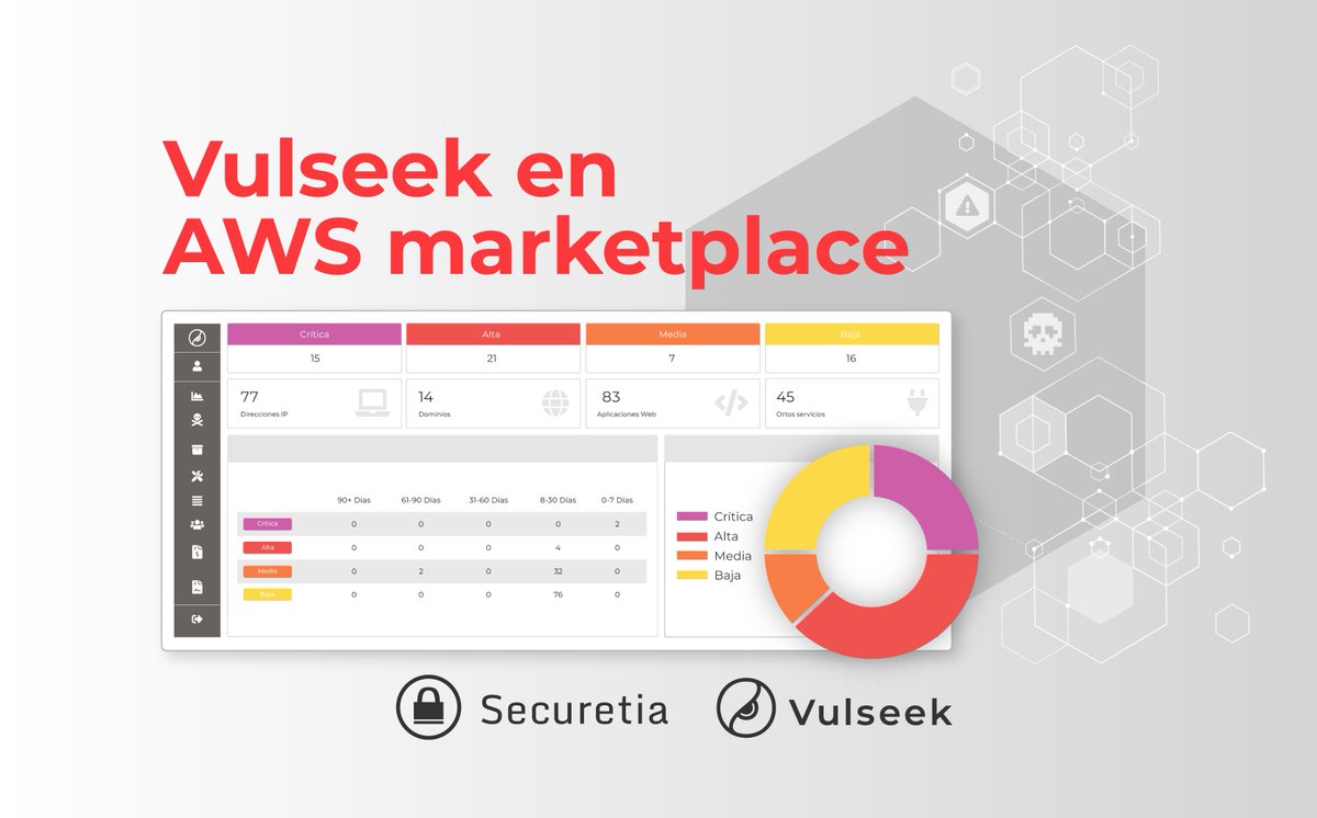 securetia's tweet photo. Vulseek está disponible en AWS Marketplace 🚀

Pero esto no es solo “otra herramienta más”.
Para las empresas que ya operan en AWS, significa pasar de reaccionar a anticiparse 👇

•⁠ ⁠Despliegue inmediato: Olvidate de procesos de configuración eternos.
•⁠ ⁠Consolidación de facturación: Todo directo en tu factura de AWS.
•⁠ ⁠Uso de créditos EDP: Convertí tu gasto comprometido en mejora real de seguridad.

🔎 Ahora bien…
¿Funciona en la práctica?

AWS Marketplace realizó un análisis sobre Vulseek donde destaca su capacidad para dar visibilidad continua y priorizar vulnerabilidades según riesgo real, sin sumar complejidad operativa.

📥 Dejamos el análisis para descarga en este link:
https://t.co/5RJhYfvlqn

Porque la diferencia no está en detectar más…
Está en saber qué importa primero.

#CyberSecurity #CloudComputing #AWSMarketplace #Vulseek #DevSecOps