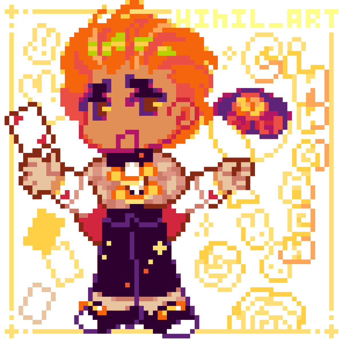 nihil_art's tweet photo. Cinna costume redesign ✨
#pixelart #cookierun #cinnamoncookie https://t.co/urfxIyrQqR