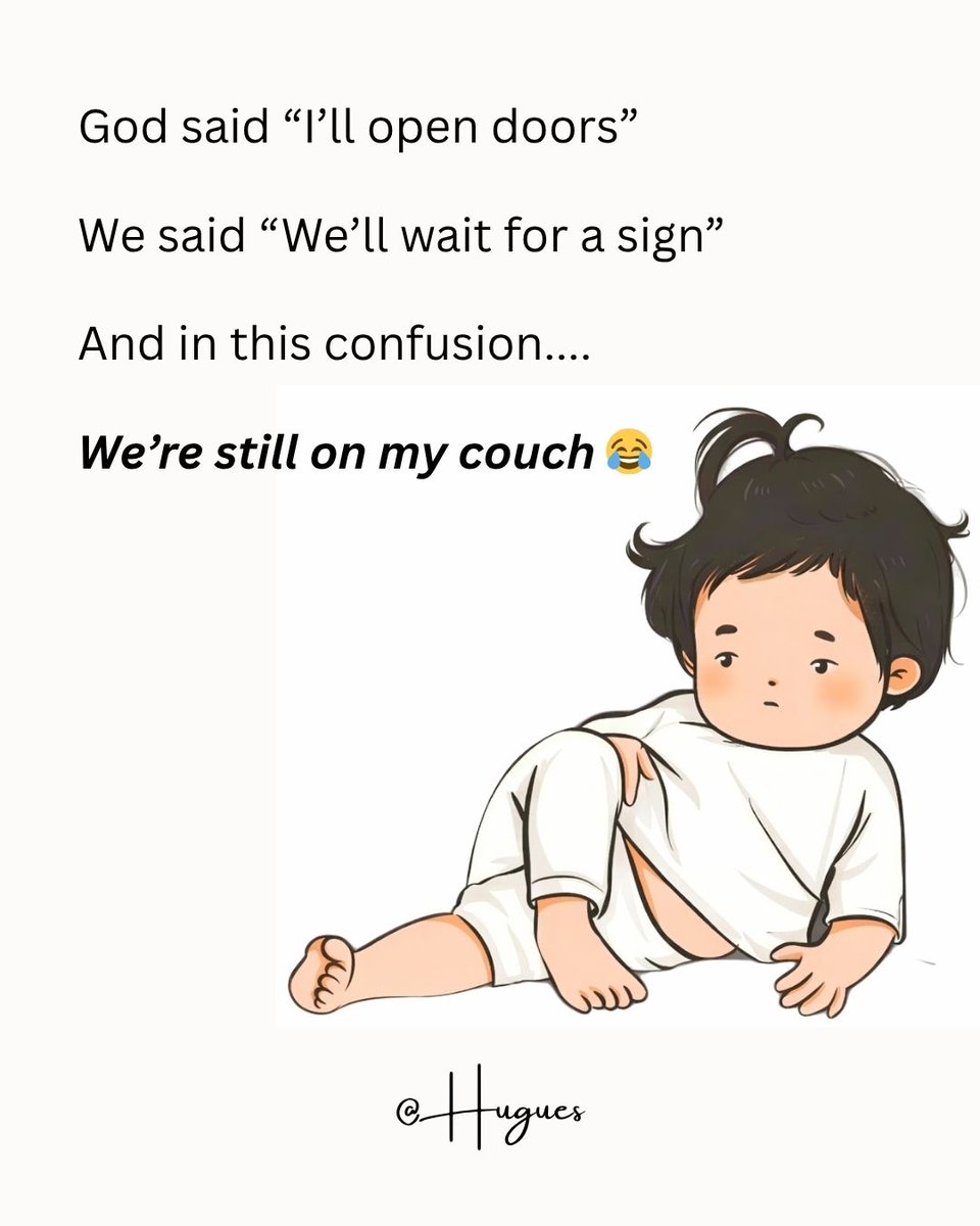 MSFBrand's tweet photo. Us waiting for a sign while God already opened the door 😭🙏 https://t.co/hWkfyjEeNL
