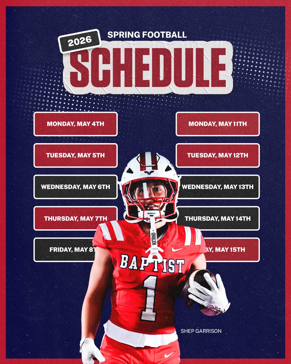 Baptist Prep Football tweet media