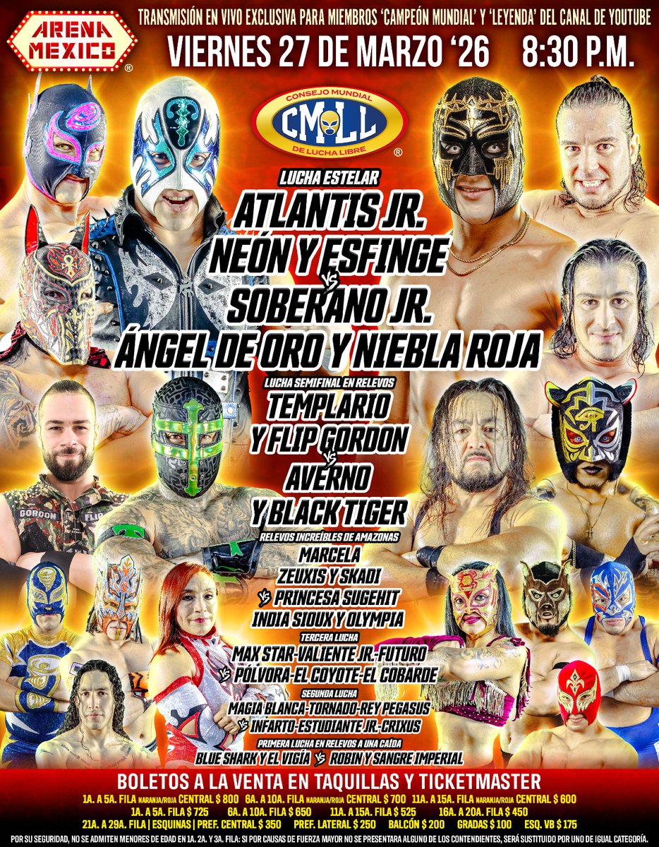 Lucha Libre CMLL tweet media