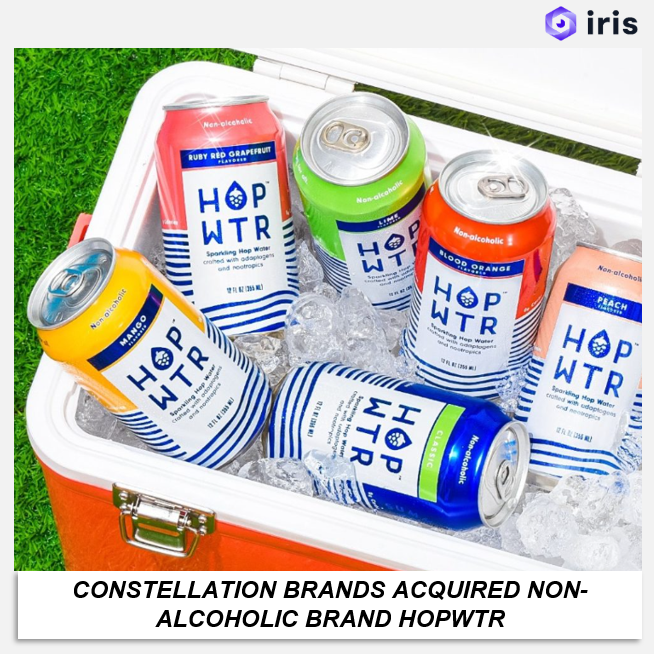 CONSTELLATION BRANDS ACQUIRED NON-ALCOHOLIC BRAND HOPWTR

Constellation Brands just acquired the remaining interest in HOPWTR, the premium non-alcoholic brand it first backed in 2021. Financial terms were not disclosed.

The transaction is expected to close in early April 2026,