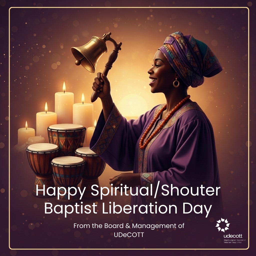 udecottofficial's tweet photo. Happy Spiritual /Shouter Baptist Liberation Day.
Let us celebrate with gratitude, reverence, and joy, as we reflect on a legacy of faith and freedom. https://t.co/iK48aNA8BV