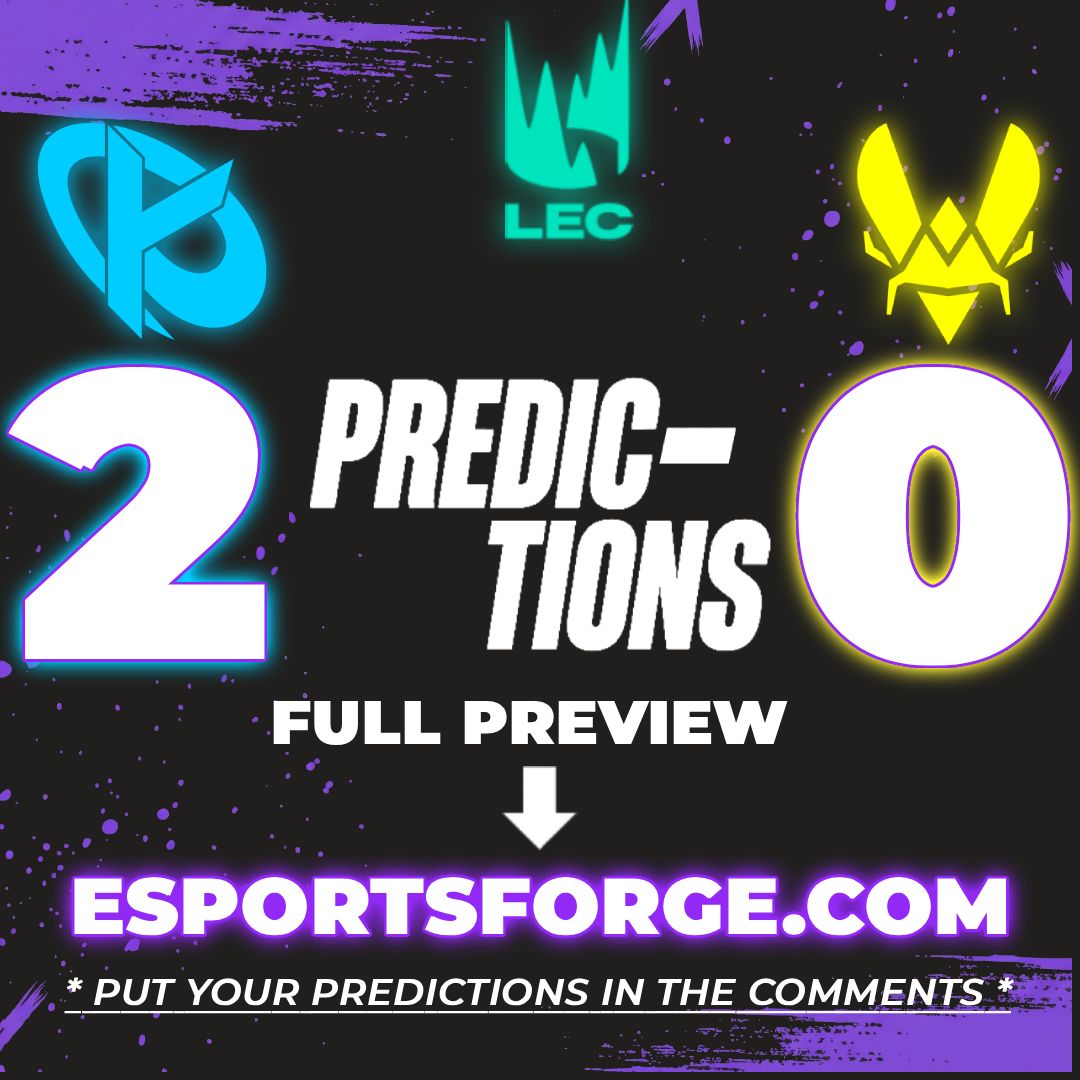 Esports_Forged's tweet image. La #KCORP retrouve la faille face à Vitality pour l’ouverture de la #LEC Spring 2026 ! Après une finale d'anthologie contre G2, le Blue Wall revient encore plus solide. Kyeahoo et Busio sont enfin prêts à tout raser. 🌊

#KarmineCorp #LEC #KC #Canna