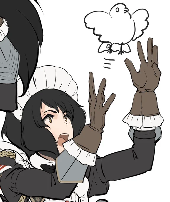鳩描くの後回しWIP