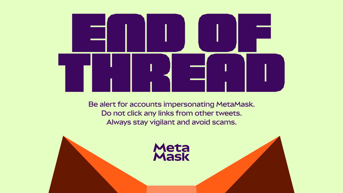 MetaMask 🦊 tweet media