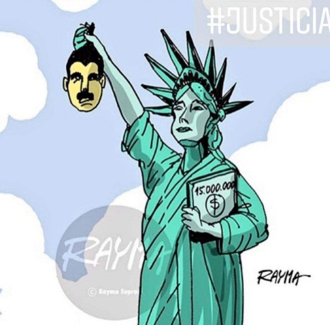 Quien iba a pensar que esta caricatura publicada hace varios meses se podia cumplir? Miren hasta donde hemos llegado en esta lucha por hacer justicia frente a los criminales que saquearon el pais... hay que seguir con esperanza y fe en que vamos a salir de toda esta peste y
