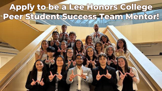 Lee Honors College tweet media