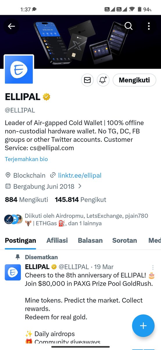 Coffied73's tweet photo. @ELLIPAL @letsexchange_io Nice king 

#ELLIPAL8th #Giveaway https://t.co/j0D6OdwH6L