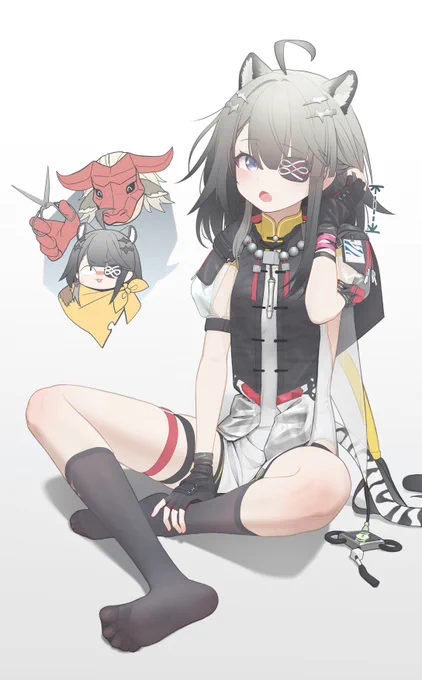 「あ?髪がなげえっつったか?」 タンタン/Tangtang #エンドフィールド #ArknightsEndfield
