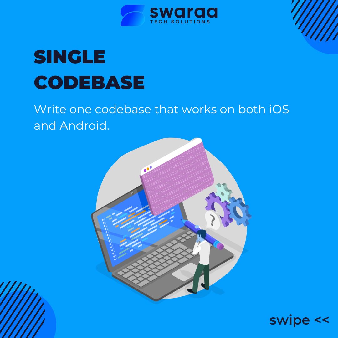 swaraasolutions's tweet image. ✨ Cross-platform development helps businesses launch apps faster and reach more users.

Follow for more!
Visit our website: swaraa.dev
Mail us at: info@swaraa.dev
Call us on: 07935336883

#MobileTechnology #Flutter #AppDevelopment #DevelopersLife #ReactNative