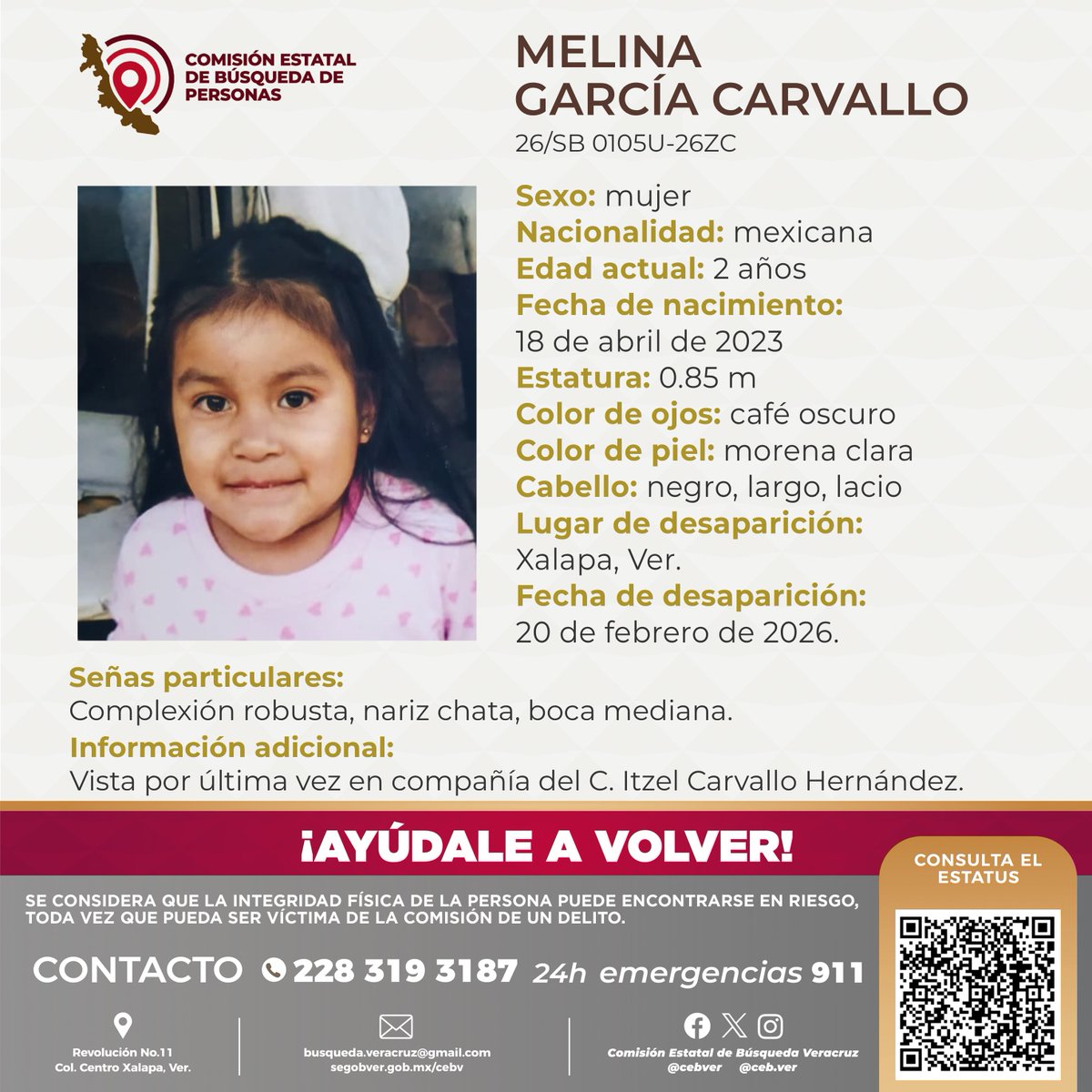 Comisión Estatal de Búsqueda Veracruz tweet media