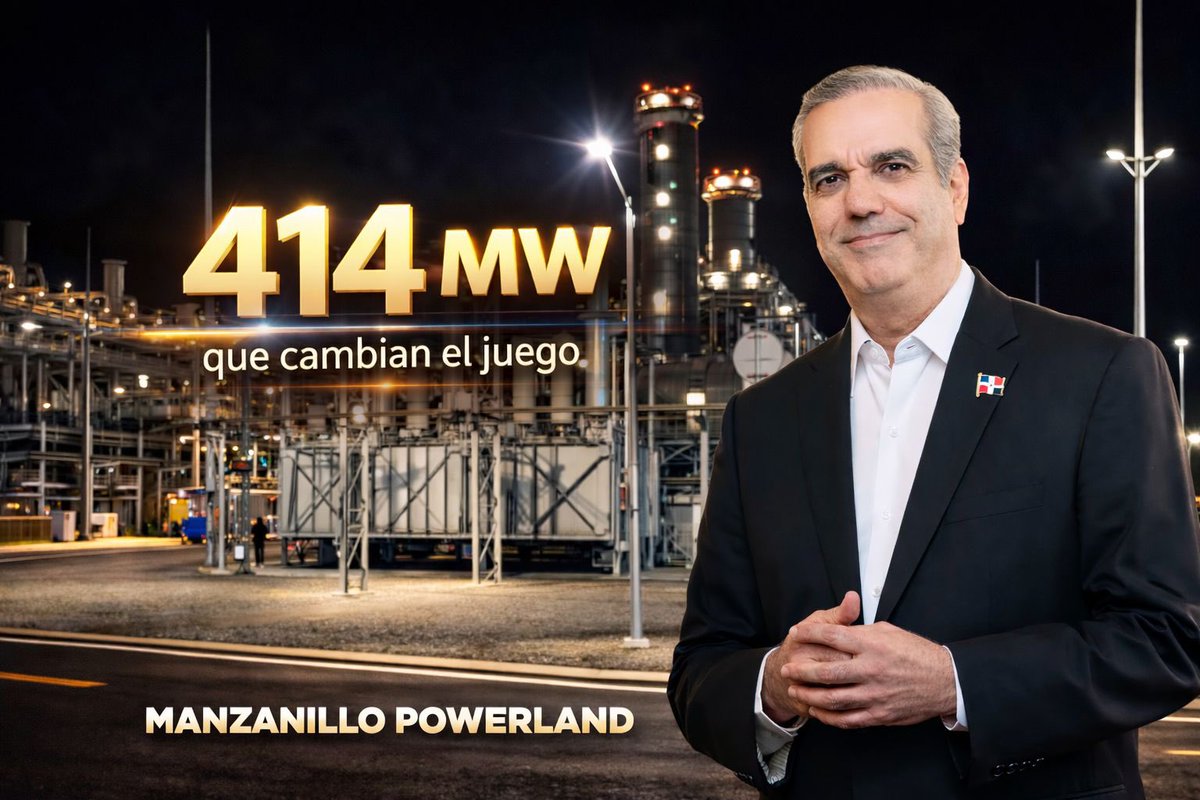 Amanda7282's tweet photo. Más capacidad, más crecimiento y un mejor mañana para todos los dominicanos ⚡
#ManzanilloPowerLand #MásEnergíaRD https://t.co/ZauJqZDH3R