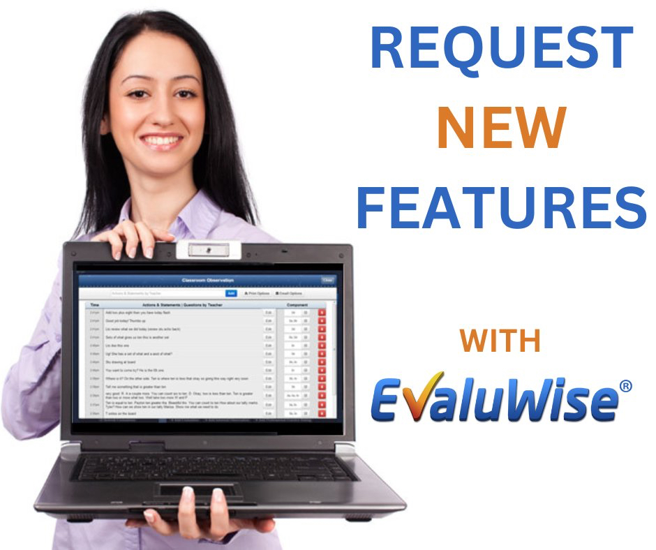 Your feedback and requests are what drives development of new features that make our easy to use, teacher evaluation management program event better.

If you have an idea for a new feature, fill out our feature request form here: vist.ly/4fsnu.

#EdTech #Technology