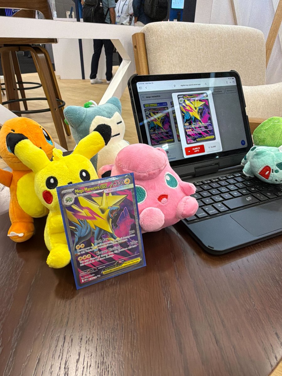 algolia's tweet photo. ✨What an EPIC 3 days at #ShoptalkSpring! The show is a wrap, but the conversations, insights + innovation are just getting started.

Thanks to everyone who stopped by Booth # 1577 to see Algolia in action, and joined the mission to find ’em all with our Pokémon giveaways 👀

Until next time, Las Vegas ♠️
