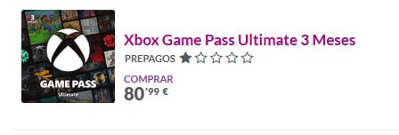 Wtf! Ya 81€ 3 meses de Game pass ultimate 😱😭