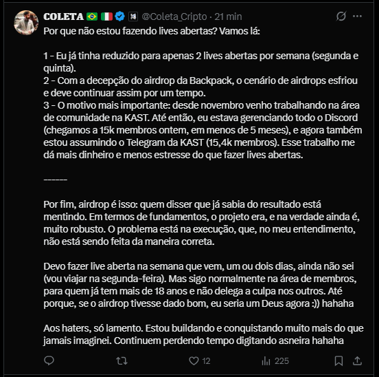 Choquei BTC tweet media