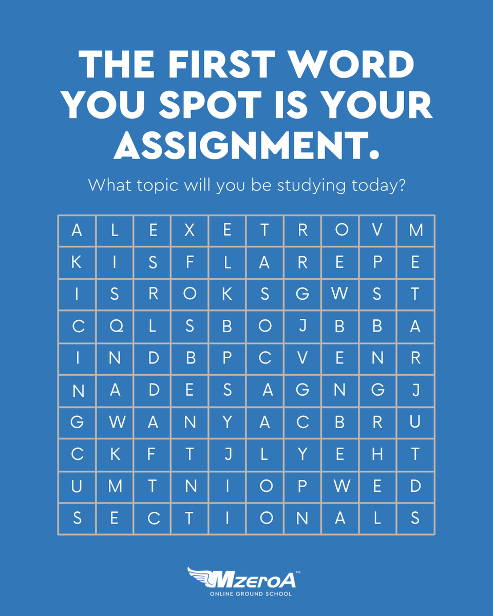 MzeroA Online Ground School tweet media