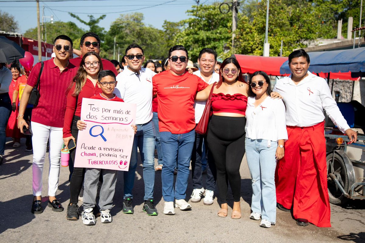AyuntaUman_'s tweet photo. ✨ La #salud de nuestras familias es prioridad.

En el marco del Día Mundial de la Lucha contra la #Tuberculosis (24 de marzo), caminamos en Umán del Cementerio a la Unidad Deportiva Solidaridad, promoviendo la prevención y acercando servicios gratuitos de salud. 

@keniaWalldina https://t.co/JOK8EnRg1L