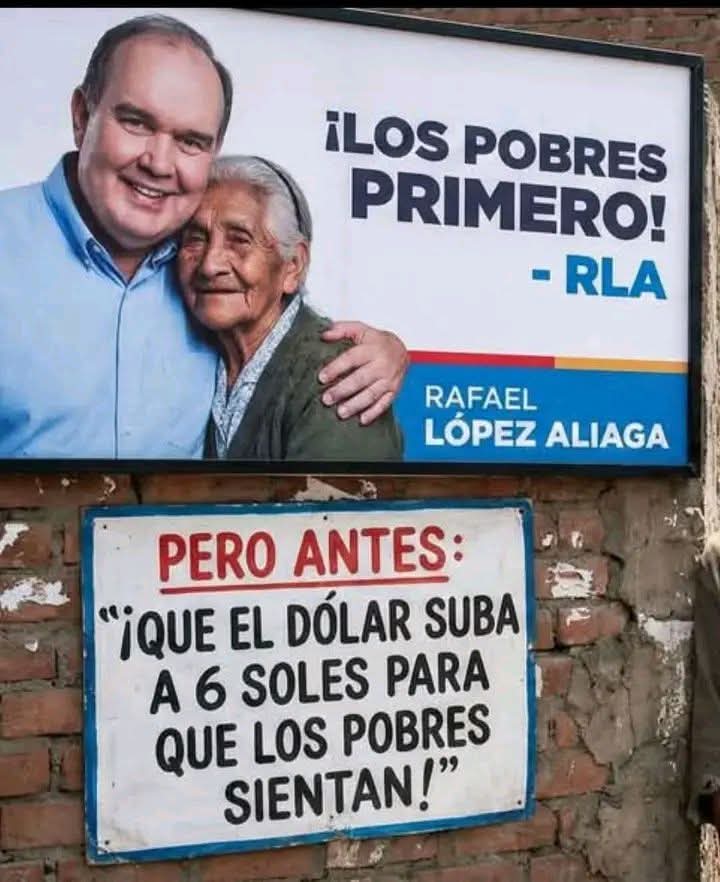 Este imbecil mitomano todo. Lo que hace por votos