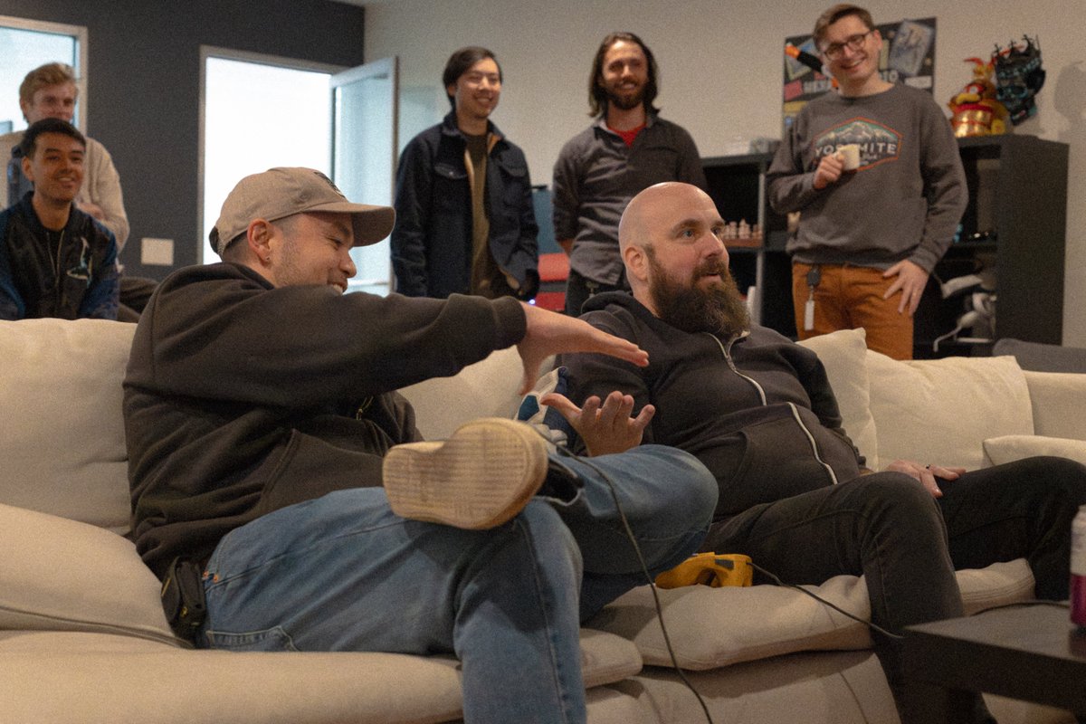 HexanyAudio's tweet photo. This week the Hexany team relived the nostalgic Nintendo 64 days and had a thrilling GoldenEye 007 tournament! Congrats to Owen for winning the championship match! https://t.co/f8WX1DAvQ4