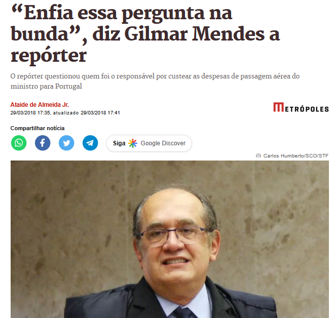 "A função de juiz exige decência, exige recato, exige autocontenção".

👍