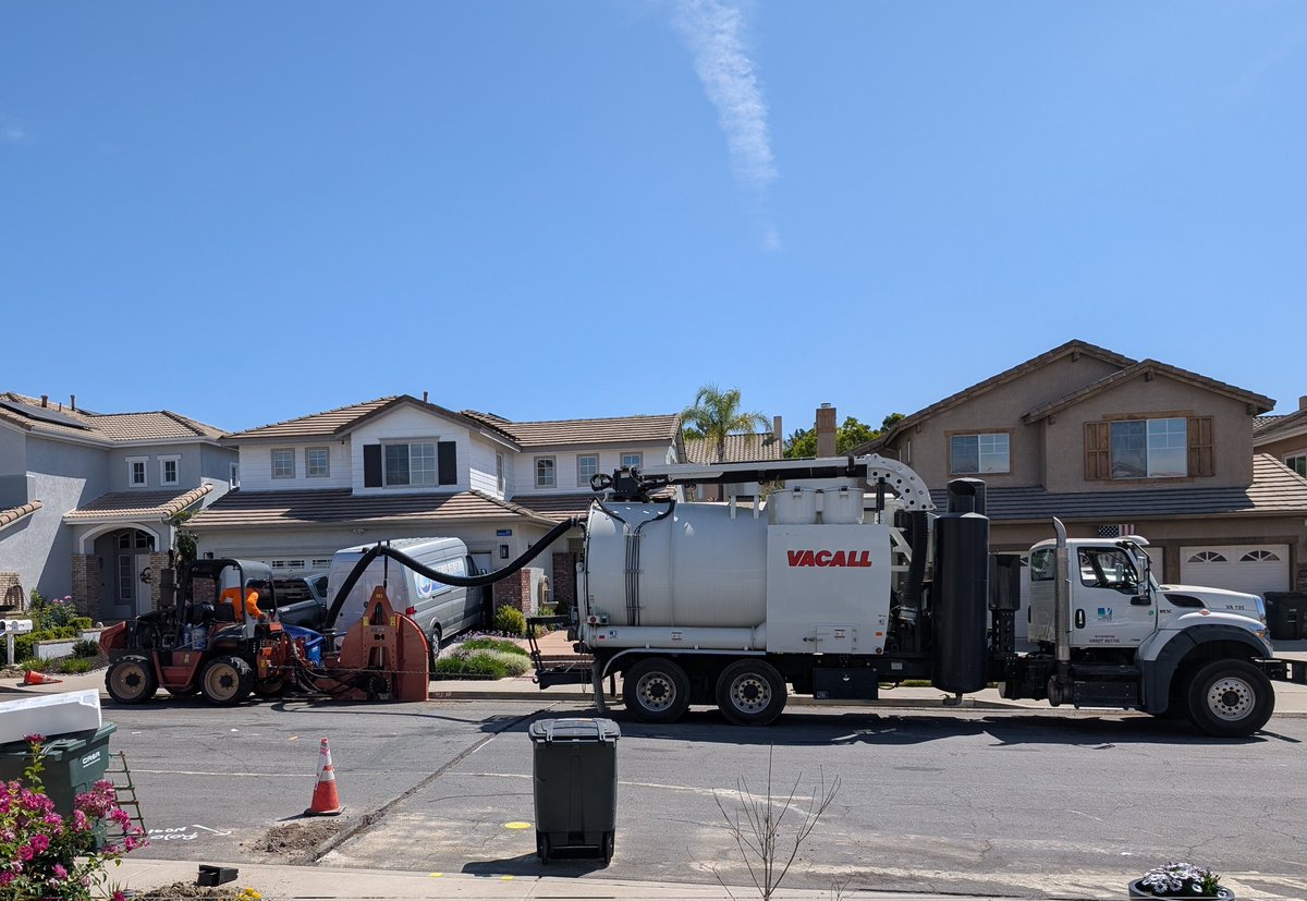 They are cutting up our streets to lay fiber for additional Internet providers which creates competition and in general is good.

However in the age of <a href="/Starlink/">Starlink</a> this seems like a waste of resources and effort.
