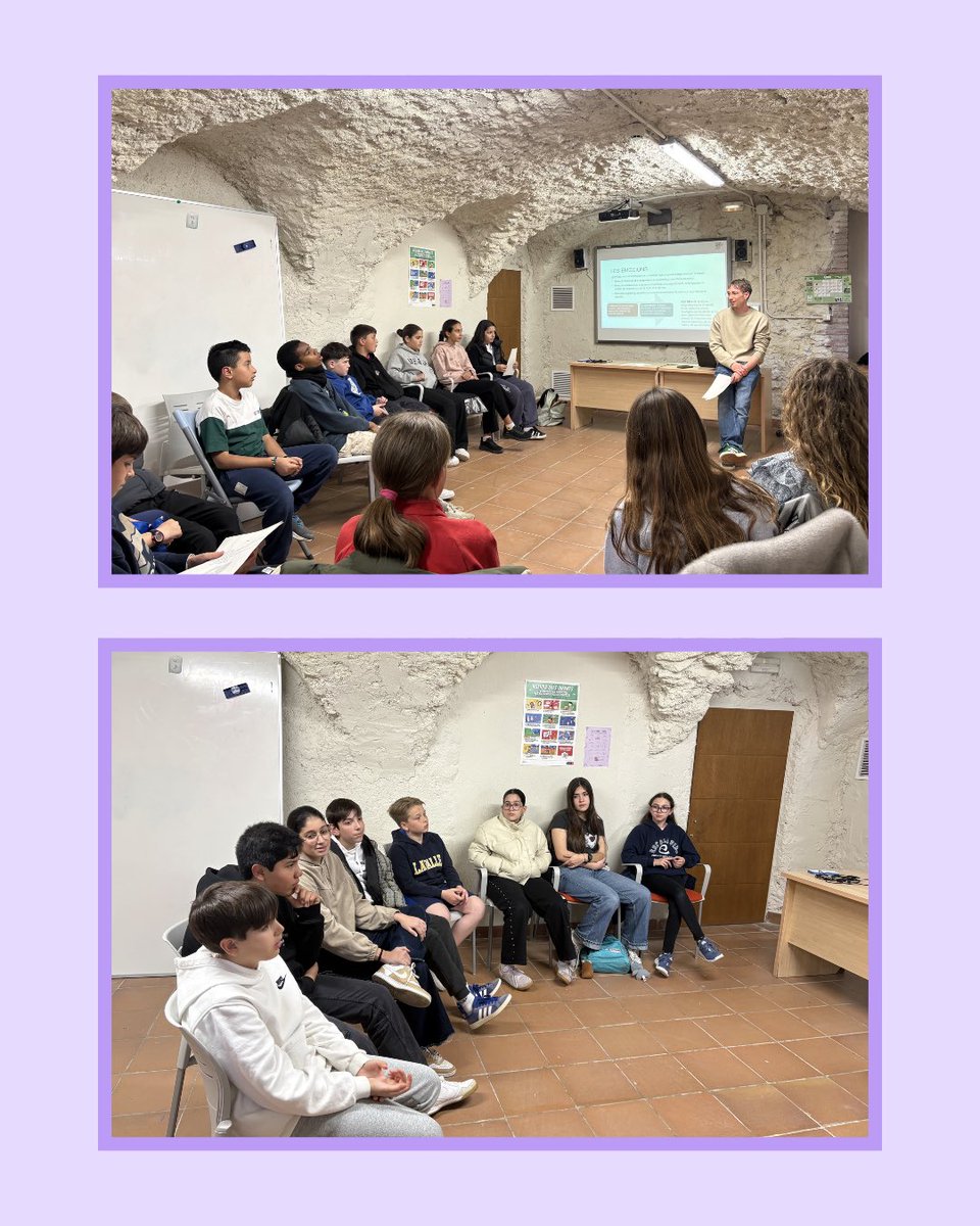CCIFigueres's tweet photo. A la trobada d’avui ens ha visitat en Xavi, psicòleg de l’Institut Català de la Salut per parlar sobre gestió emocional i salut mental 🧠🫂

Ha estat un conversa molt enriquidora que ens ha ajudat a resoldre alguna de les nostres preocupacions🤩

 @ajfigueres #ccifigueres https://t.co/oNOiuPpjcQ