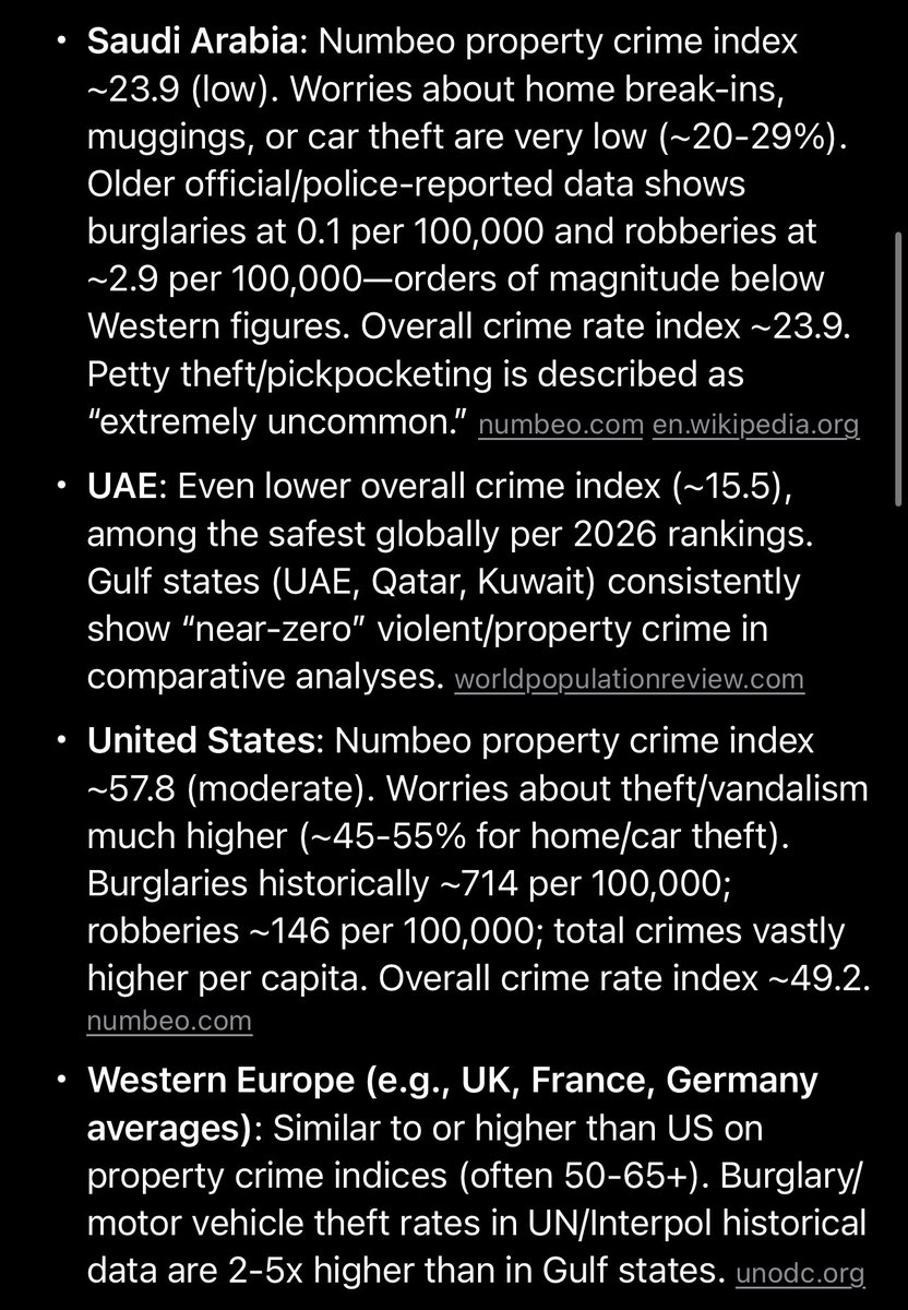 0merskywalker's tweet photo. @ronin21btc @sneako @raythewarchief When the punishment for a certain crime is severe, the rates of that crime tend to plummet.

The question becomes: are you willing to cut off the hands of a few thieves in order to have a high-trust / low-crime society?

Because the results speak for themselves. https://t.co/gOrfjGSowT
