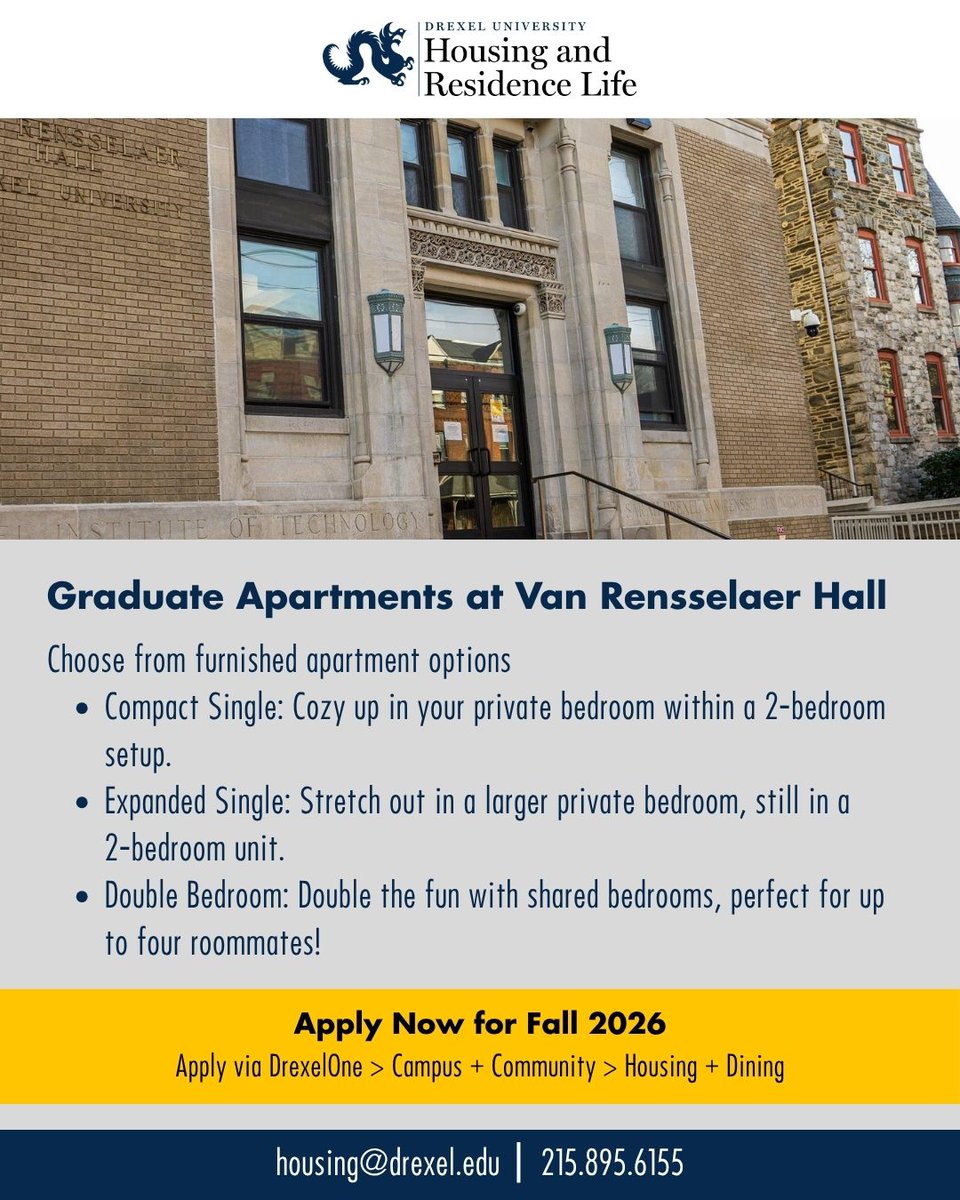 Office of Graduate Studies of Drexel University tweet media