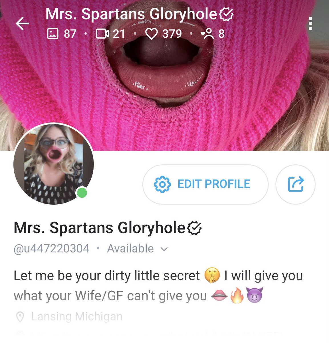 Mrs. Spartan’s Gloryhole tweet media