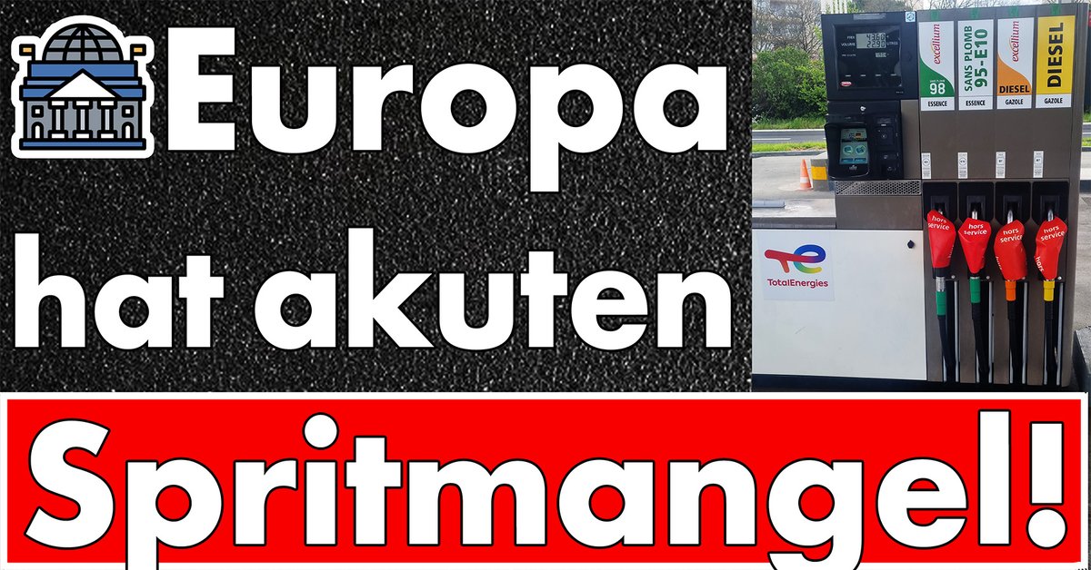 Politikmit_Kopf's tweet image. Es geht los! #Spritmangel an hunderten #Tankstellen, Lager haben noch Vorräte! #Corona war ein Witz!

Videolink im Kommentar. @BMWE_