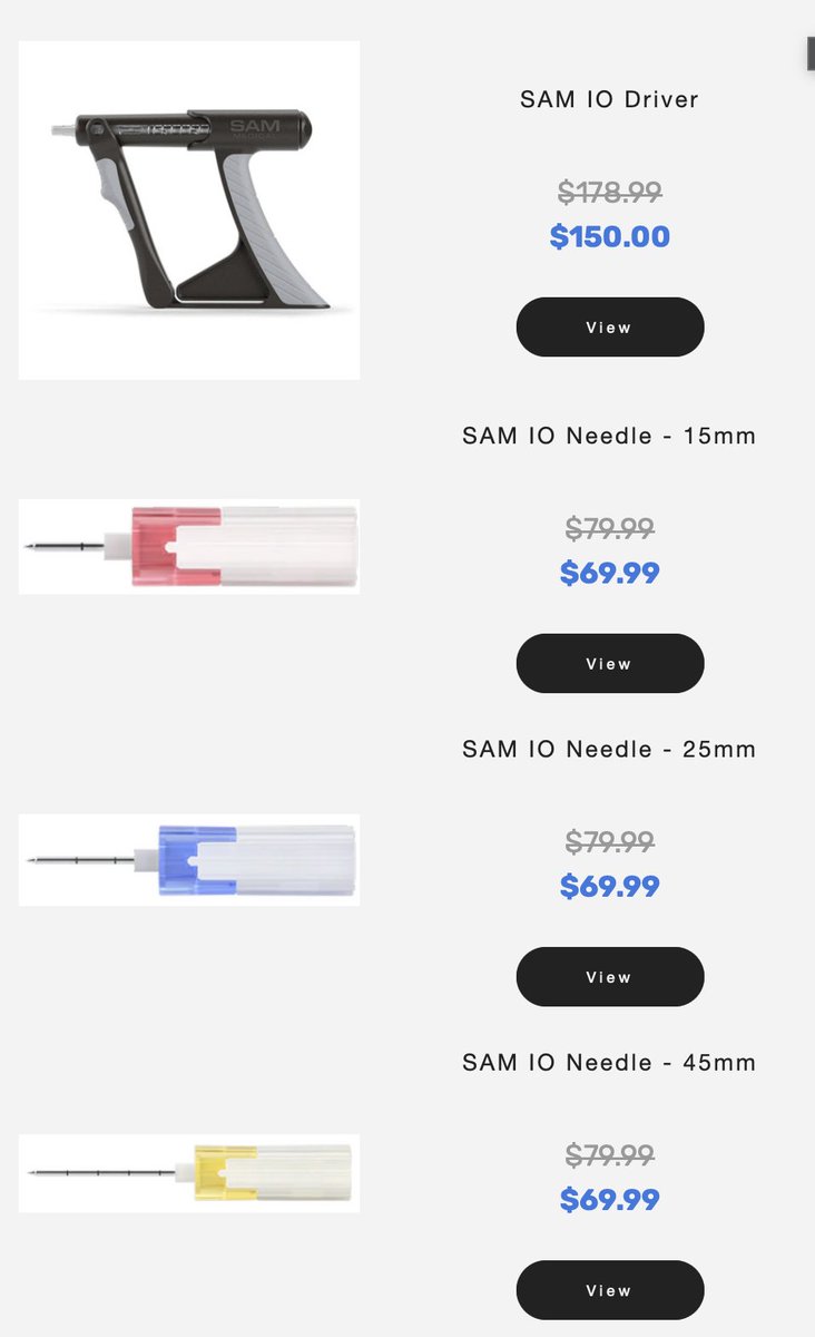 LiveActionSAFE's tweet photo. BIG IV Solution &amp; Intraosseous SALE! - https://t.co/MBKRgozlDm https://t.co/1BqqEg2c7x