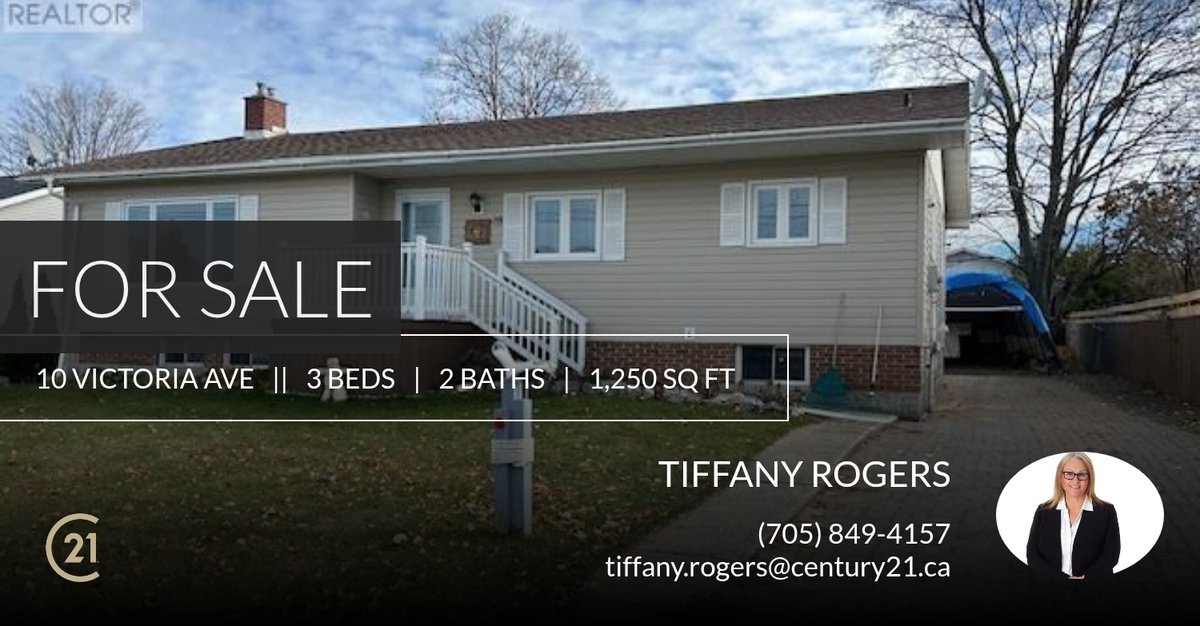 TiffanyRogers6's tweet photo. Looking for a new home? This listing could be the one! Please don't hesitate to reach out with any questions! You can reach me at (705) 849-4157.

Tiffany Rogers, Broker
Century 21 Choice Realty,... https://t.co/sJ4Br0BJBm https://t.co/JZPCOv2Lr9